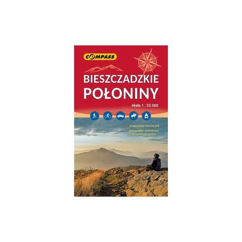 okładka Bieszczadzkie Połoniny 1:25 000 książka | Praca Zbiorowa