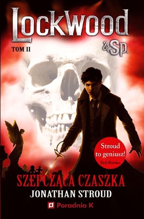 okładka Szepcząca czaszka Lockwood tom 2 książka | Jonathan Stroud