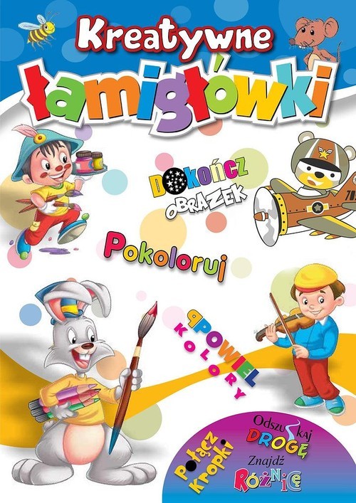 okładka Kreatywne łamigłówki książka