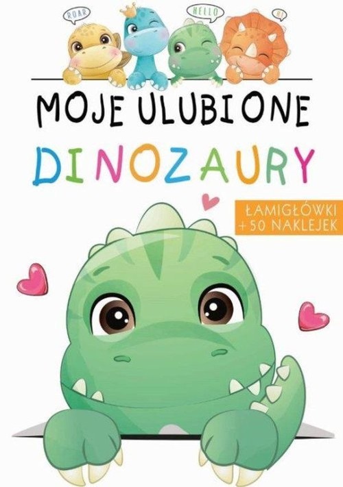 okładka Moje ulubione dinozaury książka