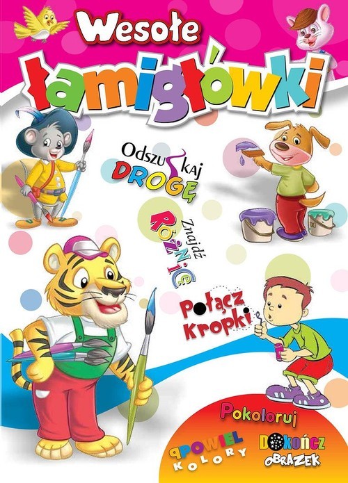 okładka Wesołe łamigłówki książka