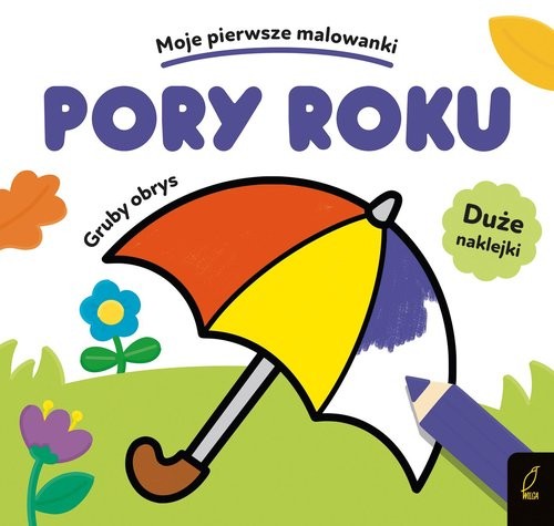 okładka Pory roku Moje pierwsze malowanki Gruby obrys książka