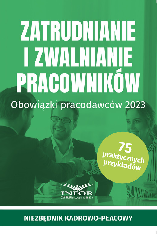 okładka Zatrudnianie i zwalnianie pracowników .Obowiązki pracodawców 2023 ebook | pdf | Praca zbiorowa