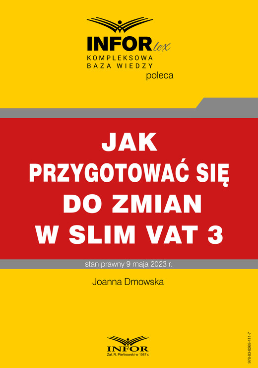 okładka Jak przygotować się do zmian SLIM VAT 3 ebook | pdf | Joanna Dmowska