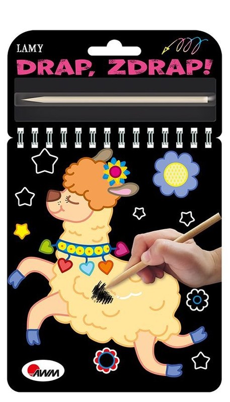 okładka Drap Zdrap Lamy książka | Elżbieta Korolkiewicz