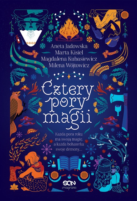 okładka Cztery pory magii ebook | epub, mobi | Aneta Jadowska, Marta Kisiel, Magdalena Kubasiewicz, Milena Wójtowicz