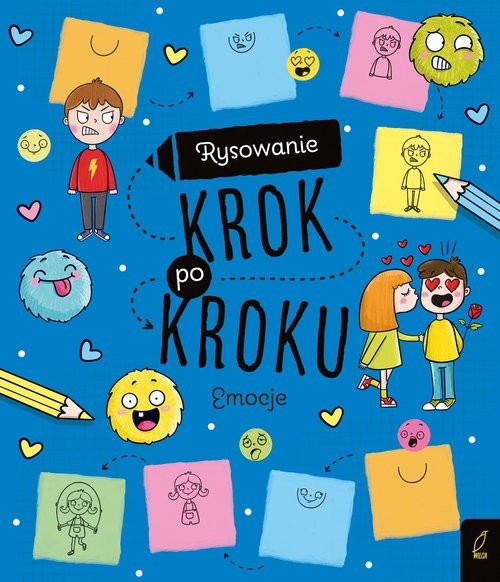 okładka Rysowanie krok po kroku Emocje książka