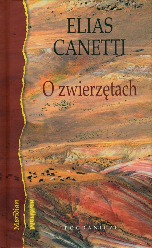 okładka O zwierzętach książka | Elias Canetti