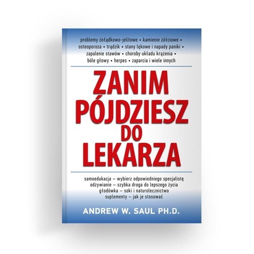 okładka Zanim pójdziesz do lekarza książka | Saul AndrewW