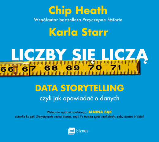 okładka Liczby się liczą. Data storytelling, czyli jak opowiadać o danych audiobook | MP3 | Chip Heath, Karla Starr
