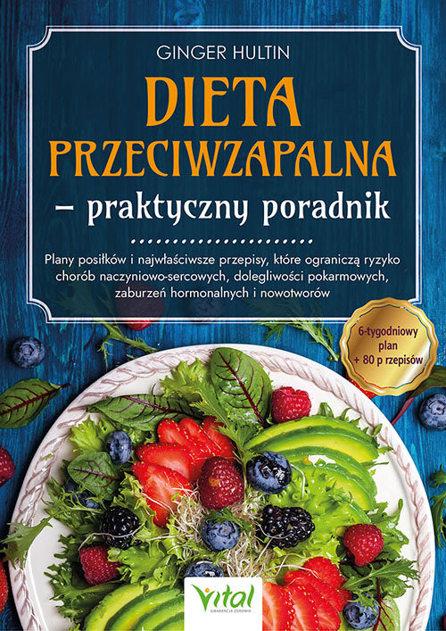 okładka Dieta przeciwzapalna - praktyczny poradnik książka | Hultin Ginger