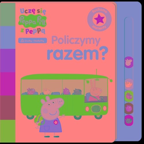 okładka Uczę się z Peppą Peppa Pig Policzymy razem? książka