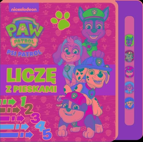 okładka Psi Patrol Liczę z pieskami książka