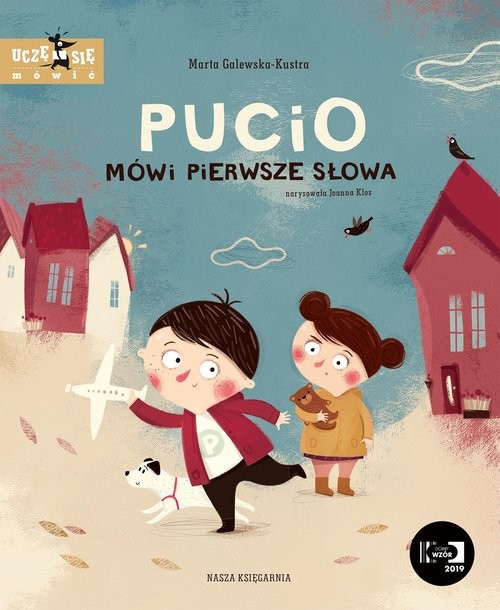okładka Pucio mówi pierwsze słowa książka | Marta Galewska-Kustra