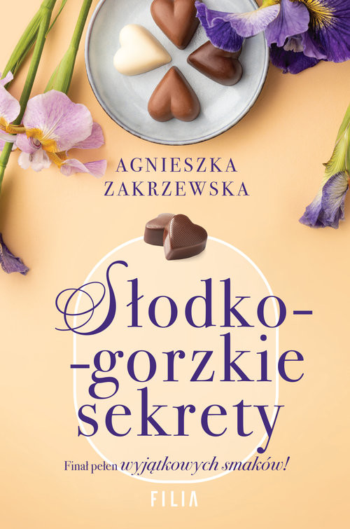okładka Słodko-gorzkie sekrety Wielkie Litery książka | Agnieszka Zakrzewska