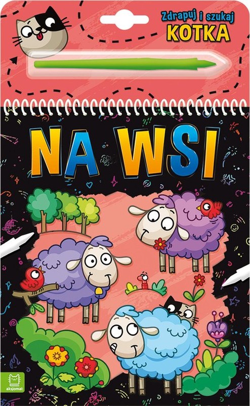 okładka Zdrapuj i szukaj kotka. Na wsi książka | Anna Podgórska