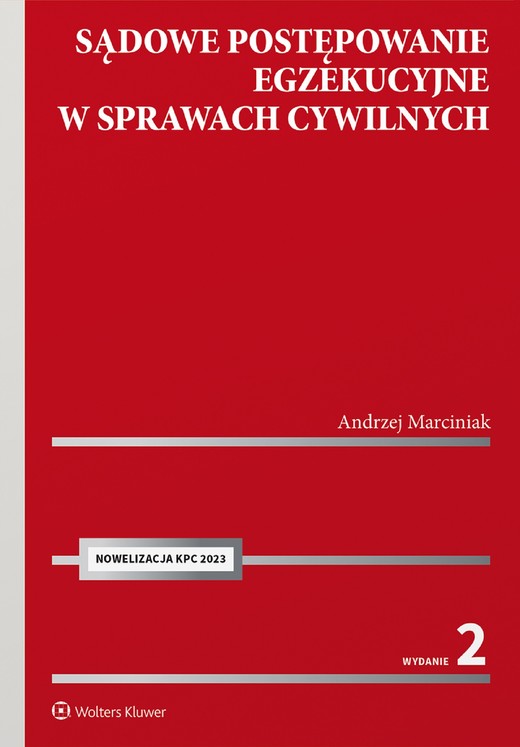 okładka Sądowe postępowanie egzekucyjne w sprawach cywilnych (pdf) ebook | pdf | Andrzej Marciniak