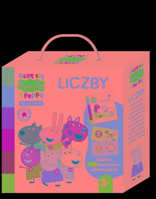 okładka Peppa pig. Uczę się z Peppą. Liczby książka