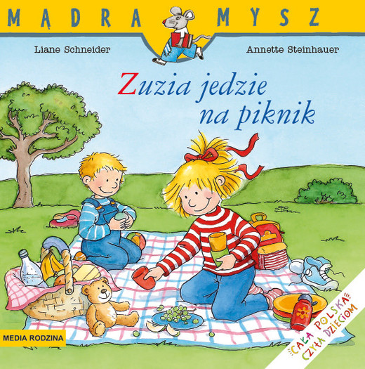 okładka Mądra mysz. Zuzia jedzie na piknik
 książka | Liane Schneider