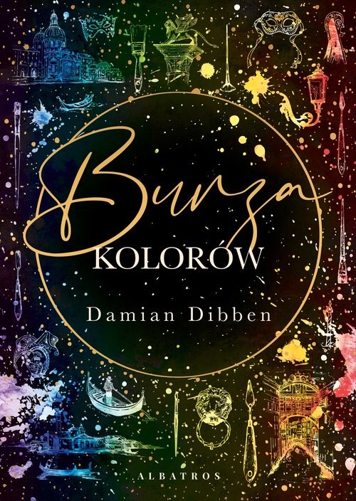 okładka Burza kolorów książka | Damian Dibben