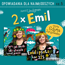 okładka 2 x Emil cz. 1 audiobook | MP3 | Astrid Lindgren