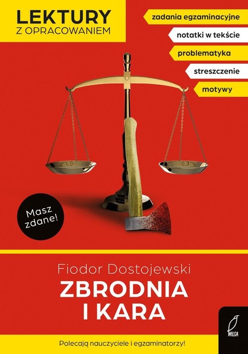 okładka Zbrodnia i kara Lektury z opracowaniem książka | Fiodor Dostojewski