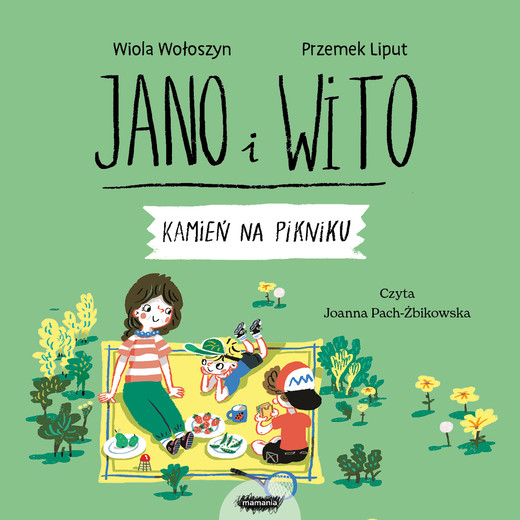 okładka Jano i Wito uczą mówić K. Kamień na pikniku audiobook | MP3 | Wiola Wołoszyn