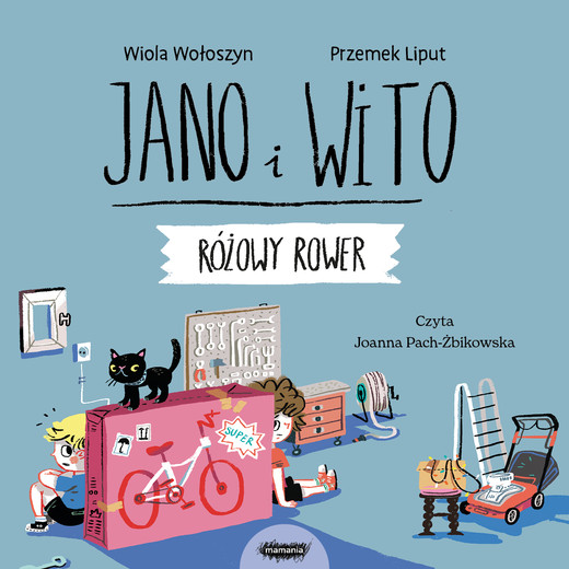 okładka Jano i Wito uczą mówić R. Różowy rower audiobook | MP3 | Wiola Wołoszyn