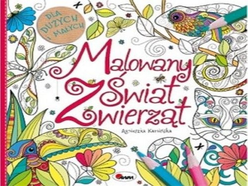 okładka Malowany świat zwierząt książka