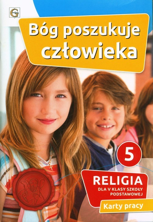 okładka Bóg poszukuje człowieka Religia 5 Karty pracy Szkoła podstawowa książka