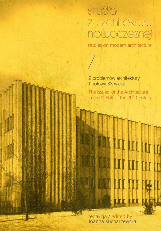 okładka Studia z Architektury Nowoczesnej, t. 7 ebook | pdf | Joanna Kucharzewska