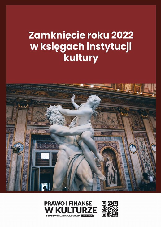 okładka Zamknięcie roku 2022 w księgach instytucji kultury ebook | pdf | Katarzyna Trzpioła