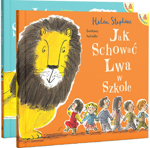 okładka Jak schować Lwa w szkole / Jak schować Lwa (pakiet) książka | Stephens Helen