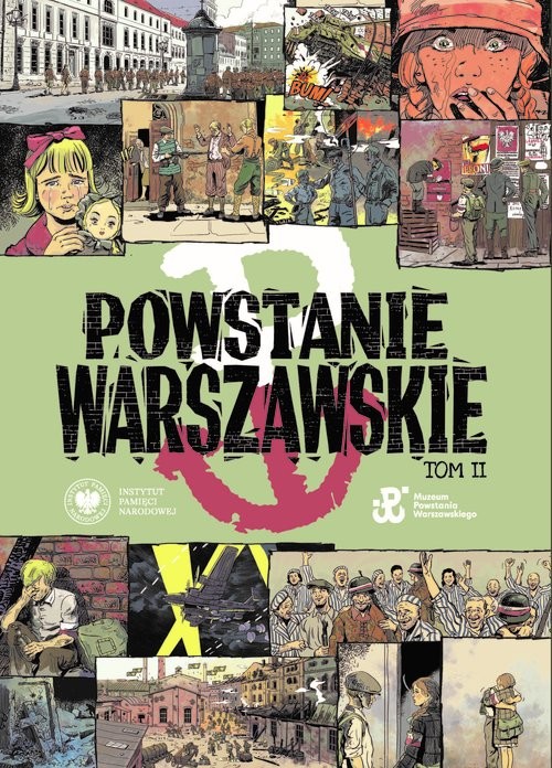 okładka Powstanie Warszawskie Tom II komiks paragrafowy książka | Witol Janik, Czuba Sławomir, wkładka historycznaMichałKomuda, Karol Mazur, Michał Wójcik, oprac. g