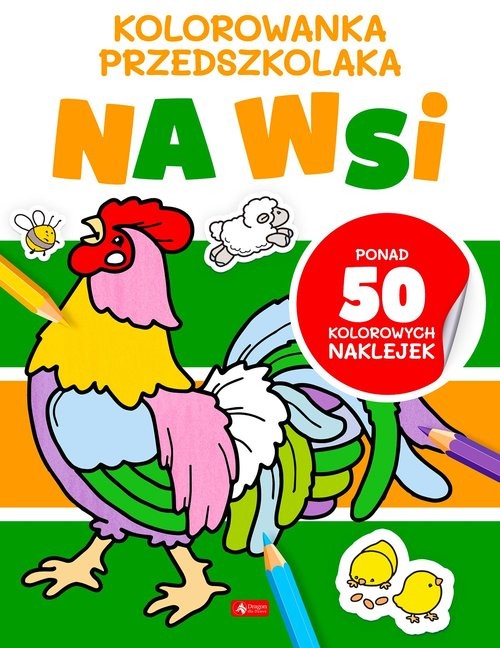 okładka Kolorowanka przedszkolaka. Na wsi książka | null null
