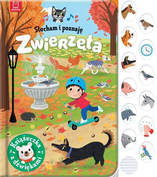 okładka Słucham i poznaję. Zwierzęta. Książeczka z dźwiękami książka | Wasilewicz Grażyna