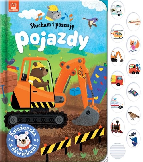 okładka Słucham i poznaję. Pojazdy. Książeczka z dźwiękami książka | Wasilewicz Grażyna