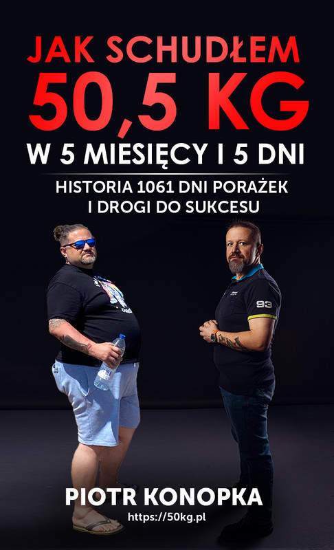 okładka Jak schudłem 50,5 kg w 5 miesięcy i 5 dni ebook | epub, mobi, pdf | Piotr Konopka