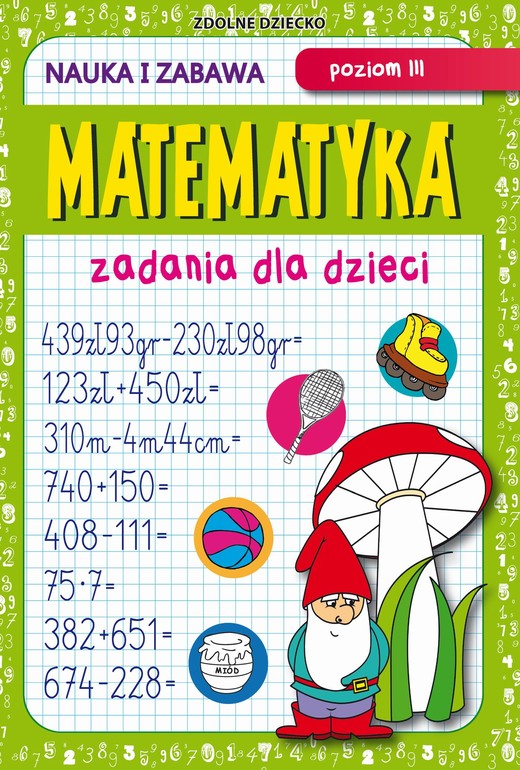 okładka Matematyka. Zadania dla dzieci. Poziom III ebook | pdf | Beata Guzowska