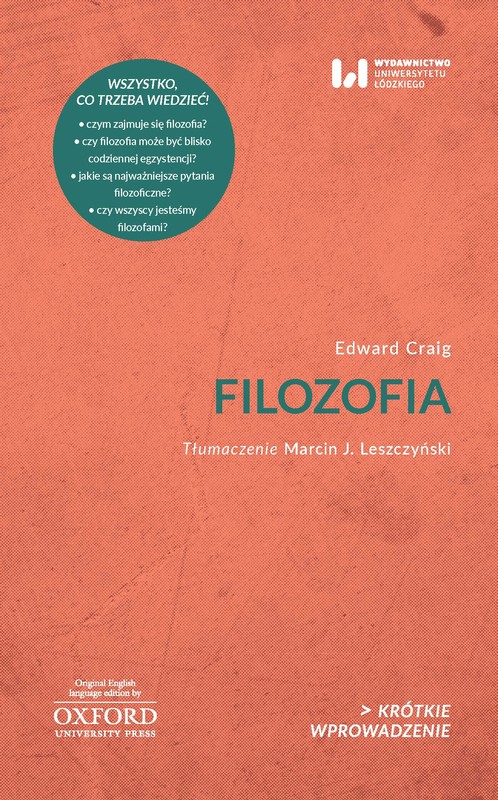 okładka Filozofia ebook | epub, mobi, pdf | Edward Craig