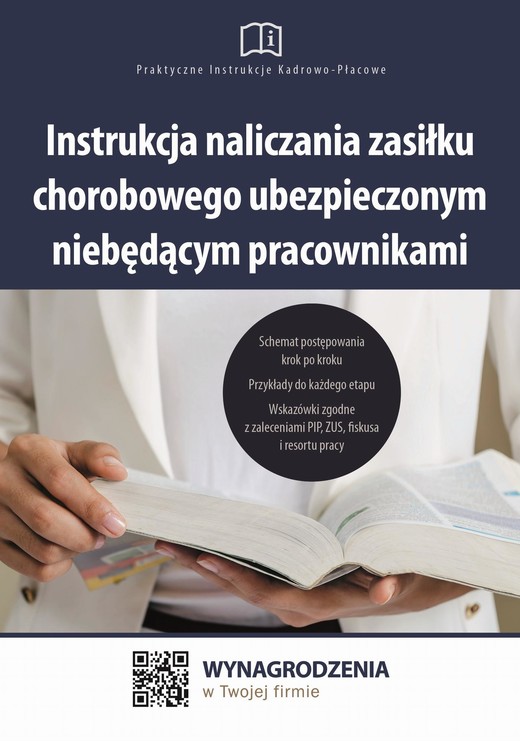 okładka Instrukcja naliczania zasiłku chorobowego ubezpieczonym niebędącym pracownikami ebook | pdf | Jakub Pioterek