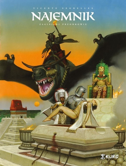 okładka Najemnik Tom 9 Zaginienie przodkowie książka | Vicente Segrelles