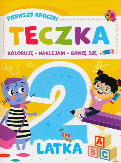 okładka Pierwsze kroczki Teczka 2-latka książka