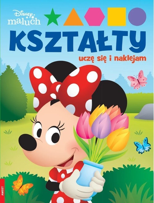 okładka Disney Maluch Kształty Uczę Się I Naklejam książka