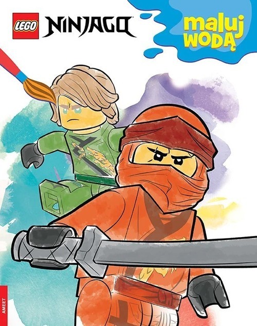 okładka Lego Ninjago Maluj Wodą książka