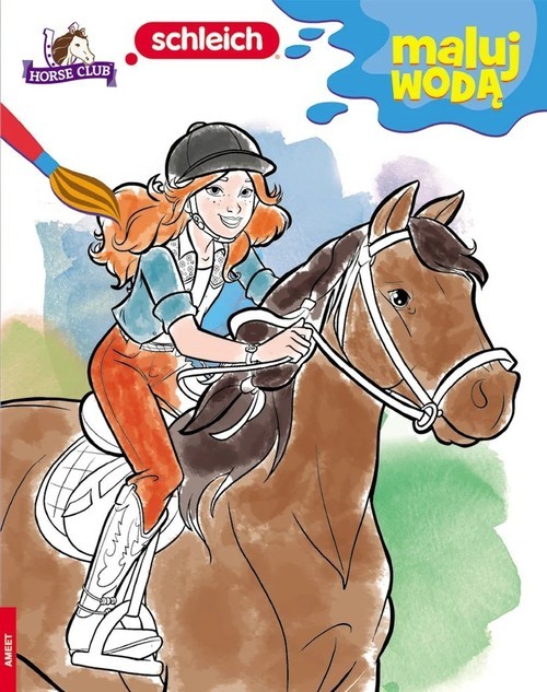 okładka Schleich Horse Club Maluj Wodą książka