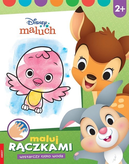 okładka Disney Maluch Maluj Rączkami książka