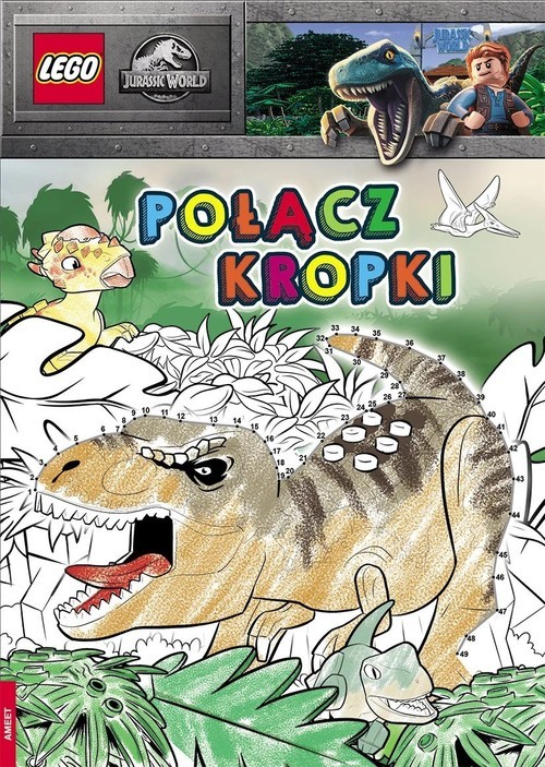 okładka Lego Jurassic World Połącz Kropki książka