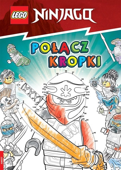 okładka Lego Ninjago Połącz Kropki książka