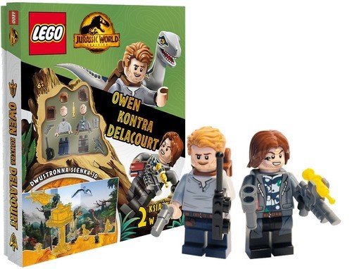 okładka Lego Jurassic World książka